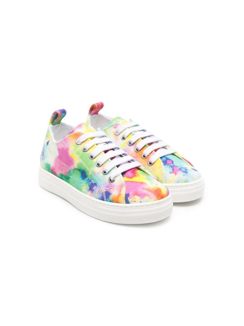 Dsquared2 Kids tie-dye canvas sneakers - Pink von Dsquared2 Kids