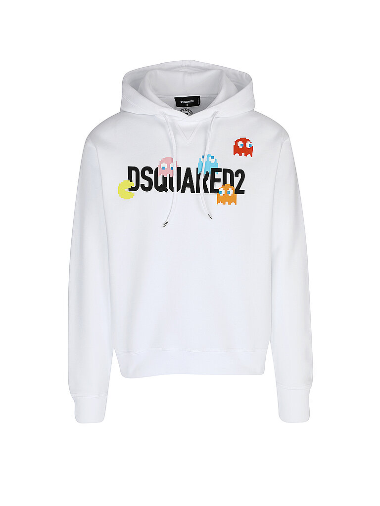 DSQUARED2 Kapuzensweater - Hoodie PACMAN weiss | XL von Dsquared2