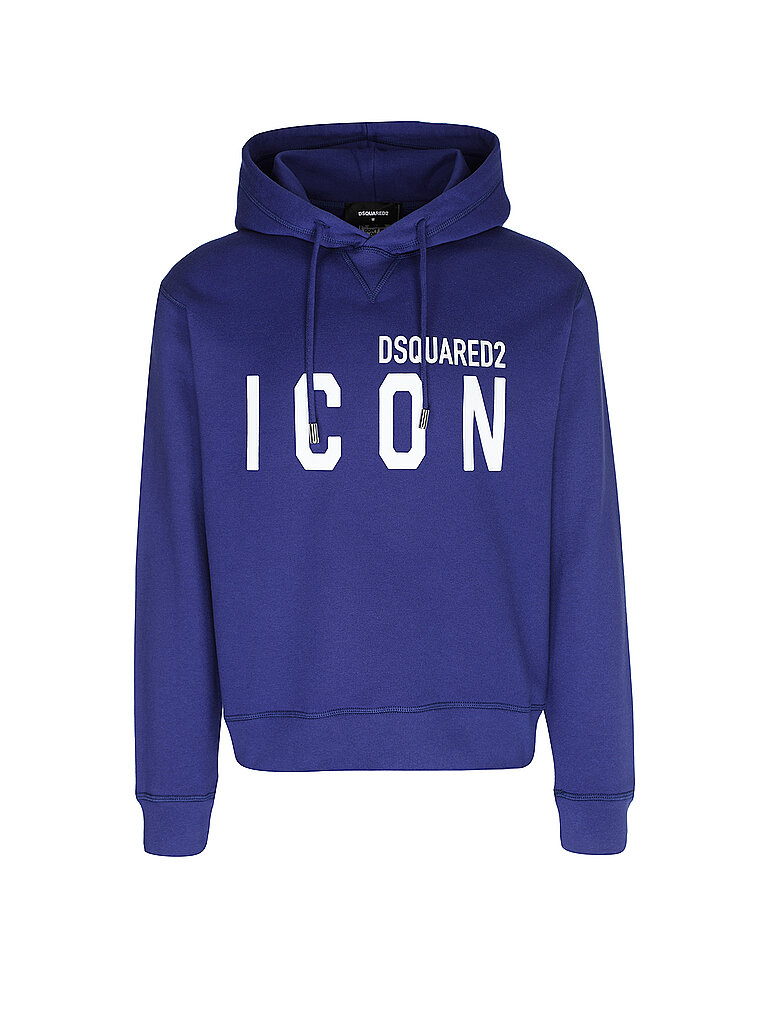 DSQUARED2 Kapuzensweater - Hoodie blau | L von Dsquared2