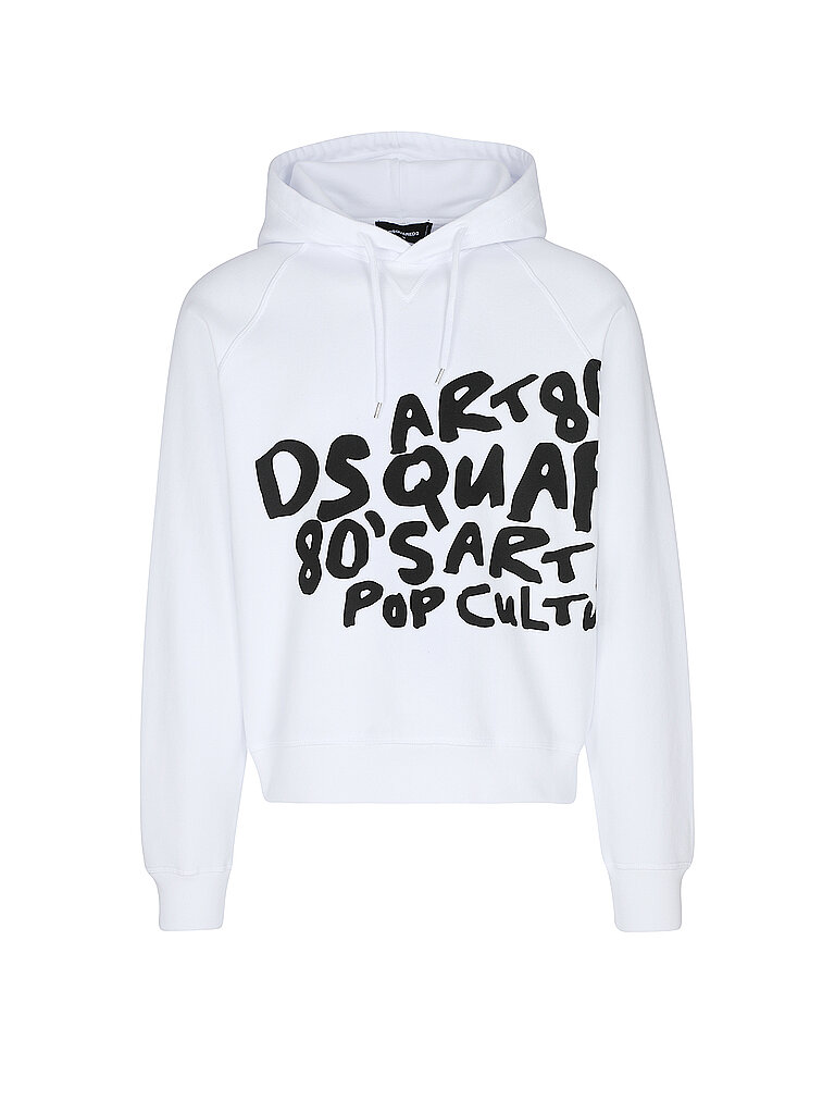 DSQUARED2 Kapuzensweater - Hoodie weiss | M von Dsquared2