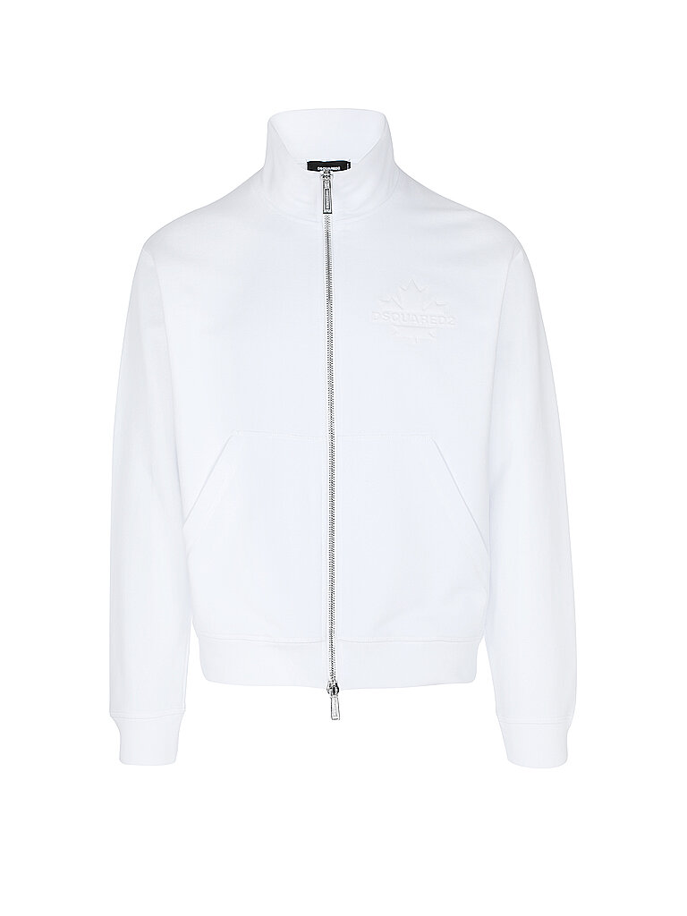 DSQUARED2 Sweatjacke weiss | M von Dsquared2