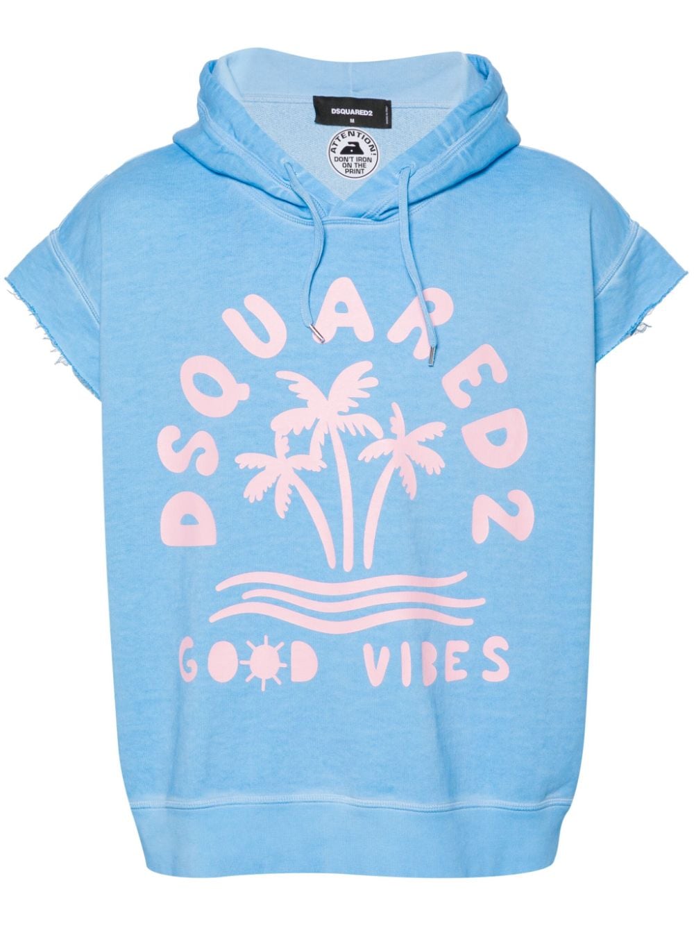 Dsquared2 Adriana short-sleeve hoodie - Blue von Dsquared2