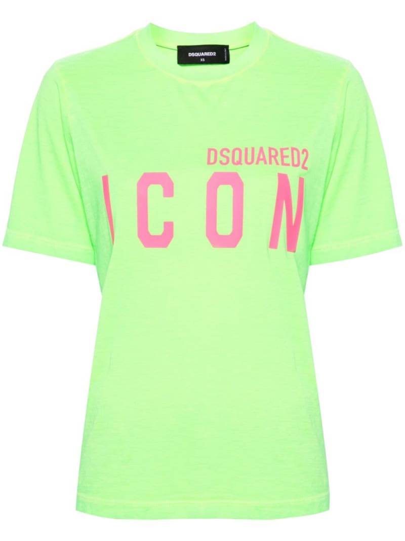 Dsquared2 Be Icon cotton T-shirt - Green von Dsquared2