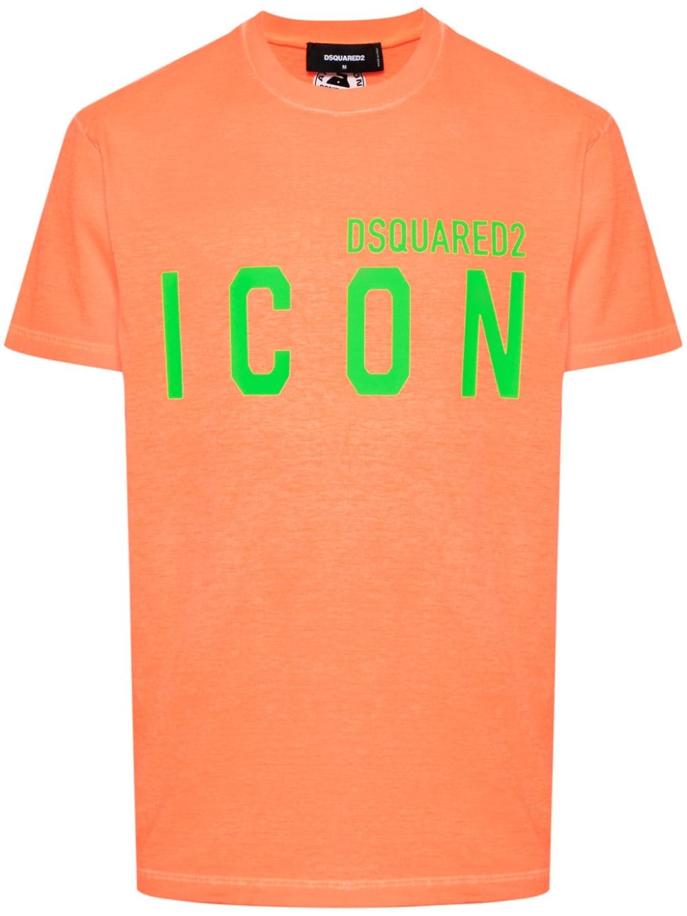 Dsquared2 Be Icon cotton T-shirt - Orange von Dsquared2