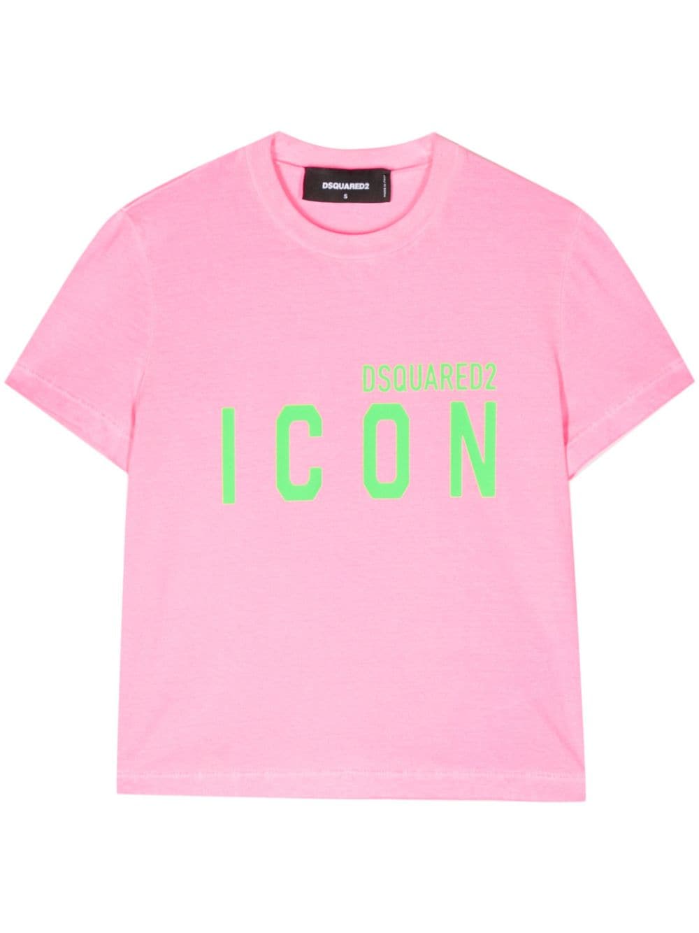 Dsquared2 Be Icon cotton T-shirt - Pink von Dsquared2