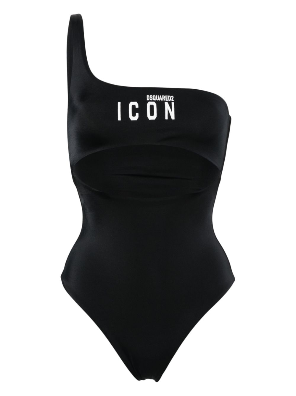 Dsquared2 Be Icon cut-out swimsuit - Black von Dsquared2