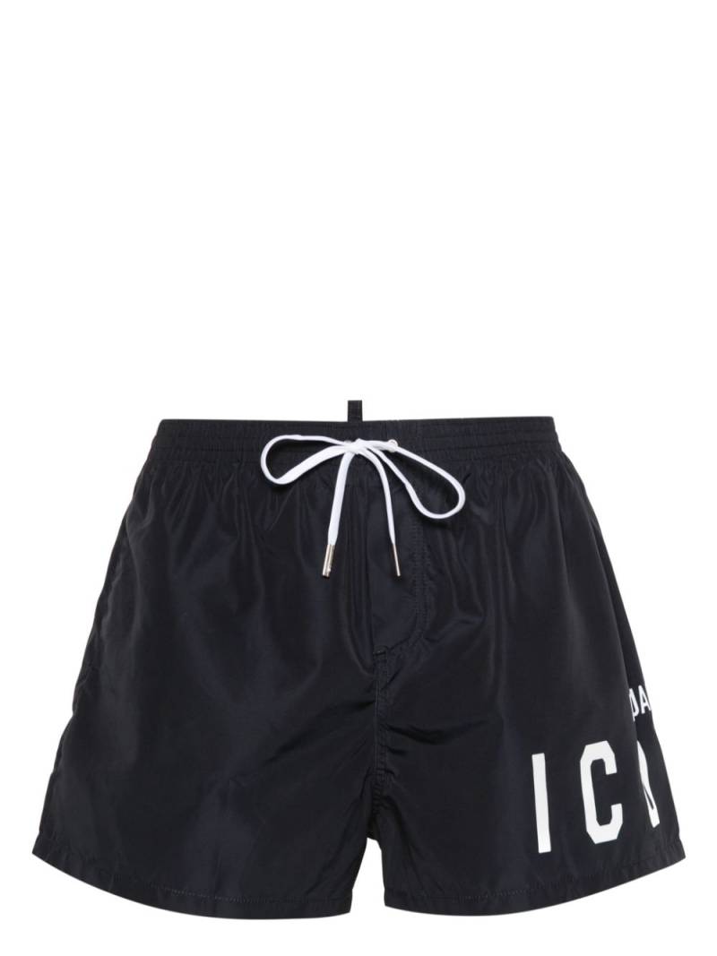 Dsquared2 Be Icon swim shorts - Black von Dsquared2