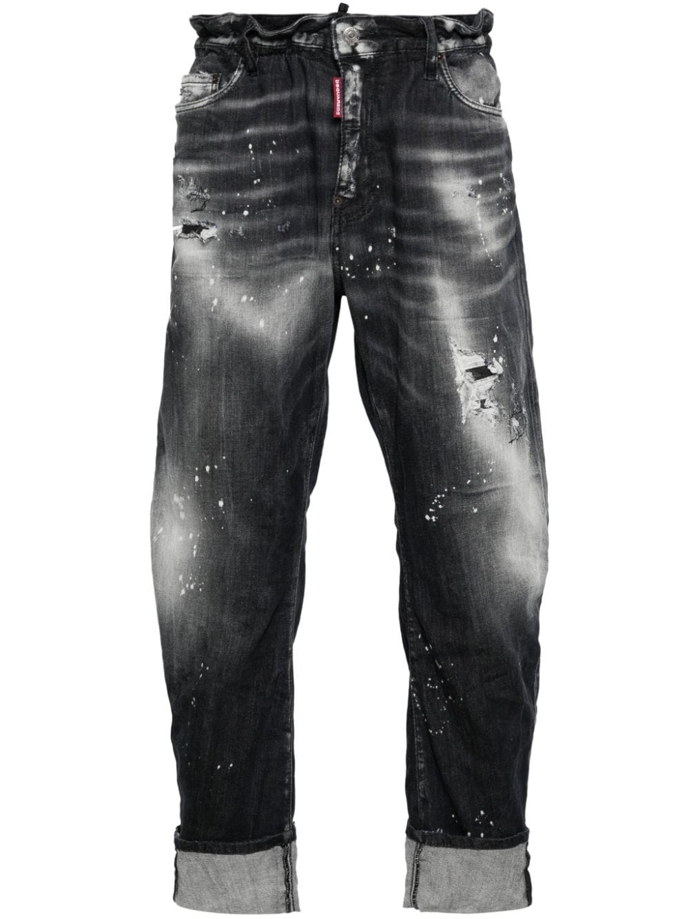 Dsquared2 Big Brother distressed-finish jeans - Black von Dsquared2