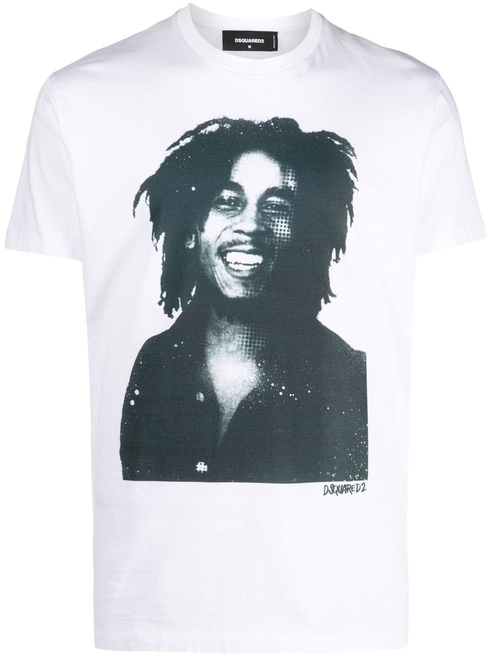 Dsquared2 Bob Marley quote t-shirt - White von Dsquared2