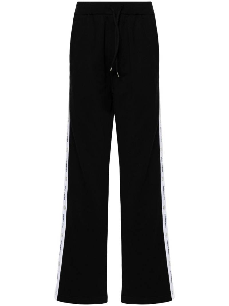 Dsquared2 Burbs logo-tape track pants - Black von Dsquared2