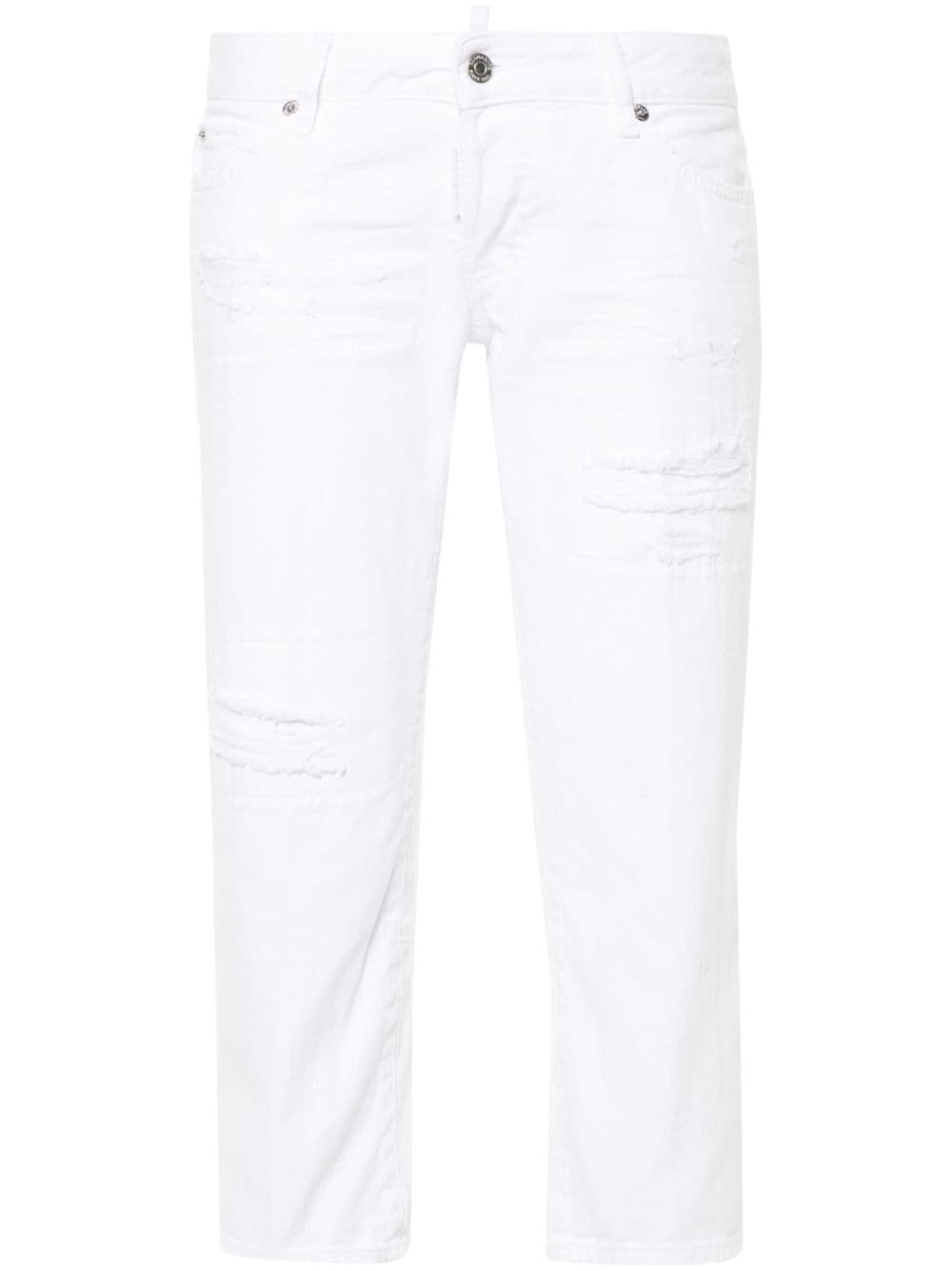 Dsquared2 Capri cropped jeans - White von Dsquared2