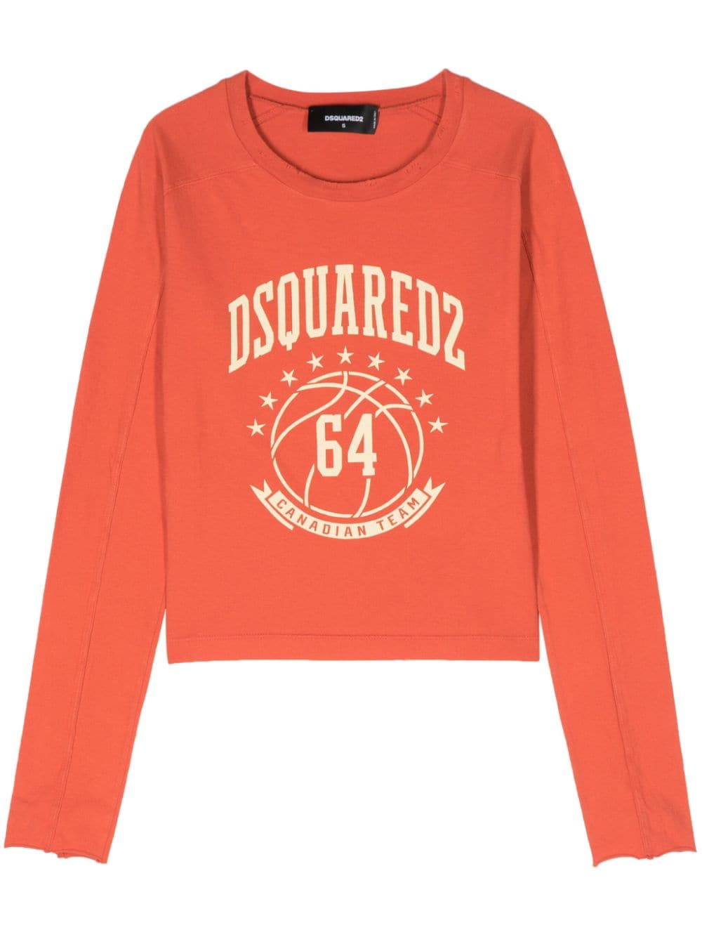 Dsquared2 College Fit cotton T-shirt - Orange von Dsquared2