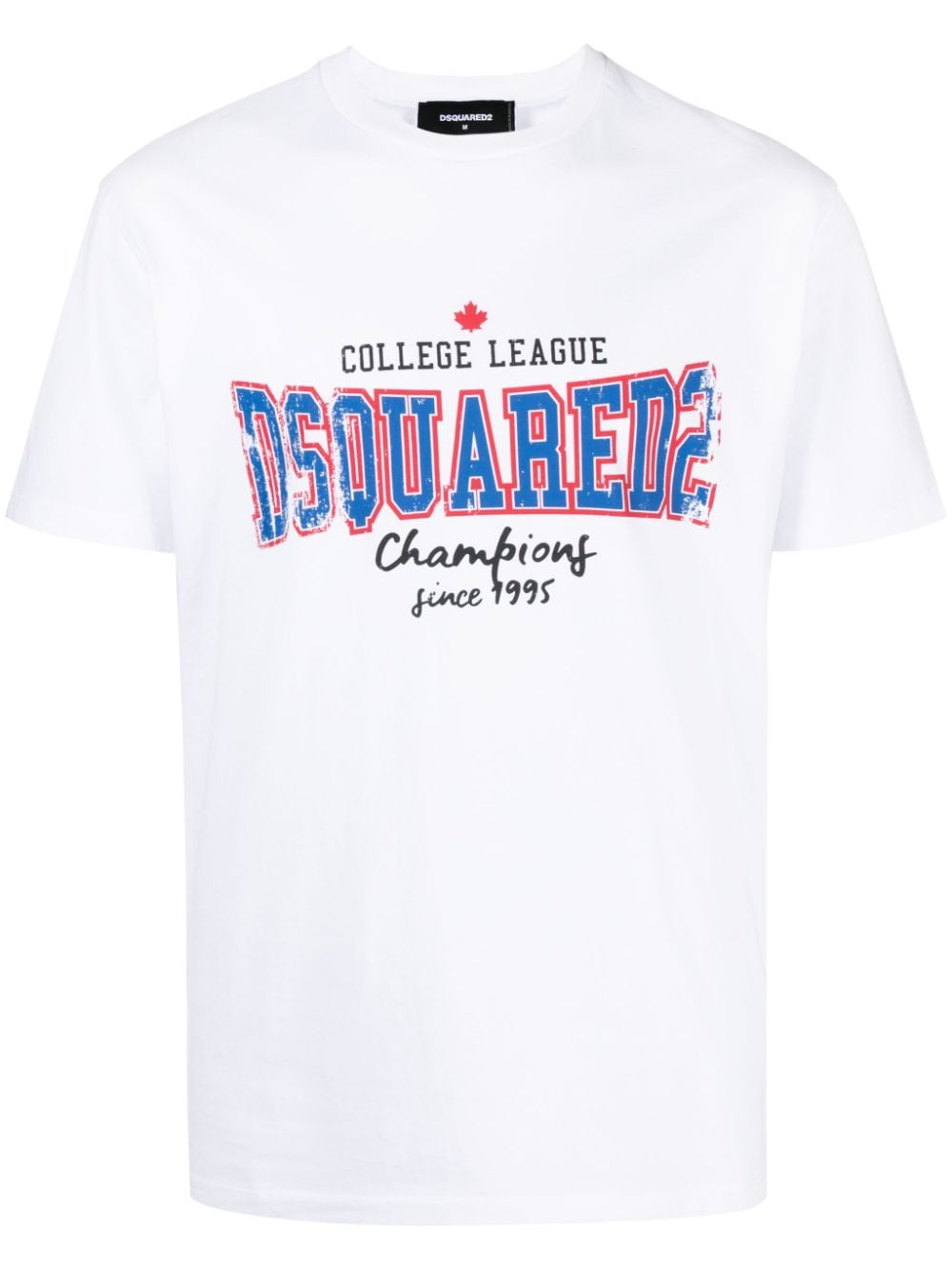 Dsquared2 College logo-print T-shirt - White von Dsquared2