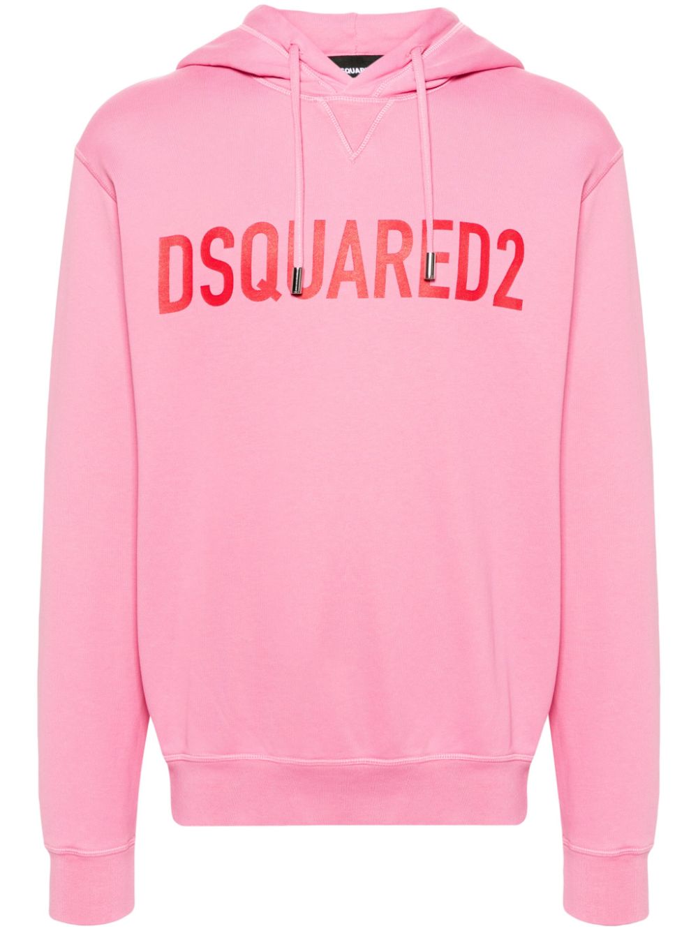 Dsquared2 Cool Fit cotton hoodie - Pink von Dsquared2