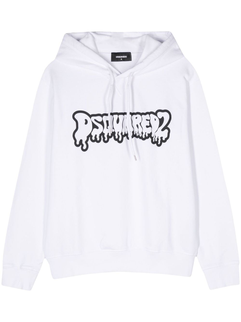 Dsquared2 Cool Fit cotton hoodie - White von Dsquared2