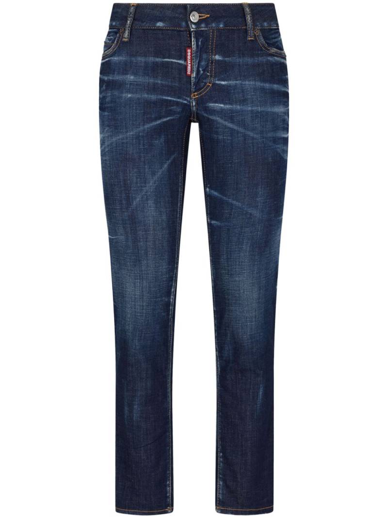 Dsquared2 Cool Girl cropped skinny jeans - Blue von Dsquared2