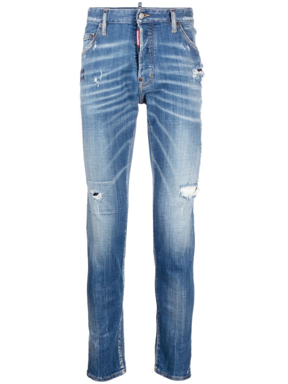 Dsquared2 Cool Guy distressed skinny jeans - Blue von Dsquared2