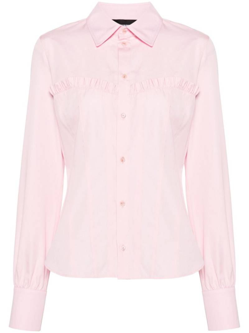 Dsquared2 Corset cotton shirt - Pink von Dsquared2