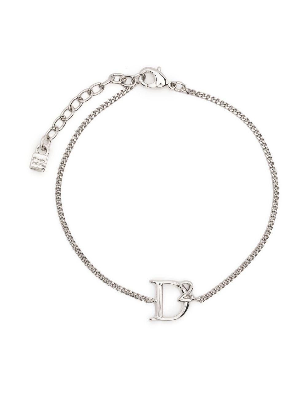 Dsquared2 D letter charm bracelet - Silver von Dsquared2