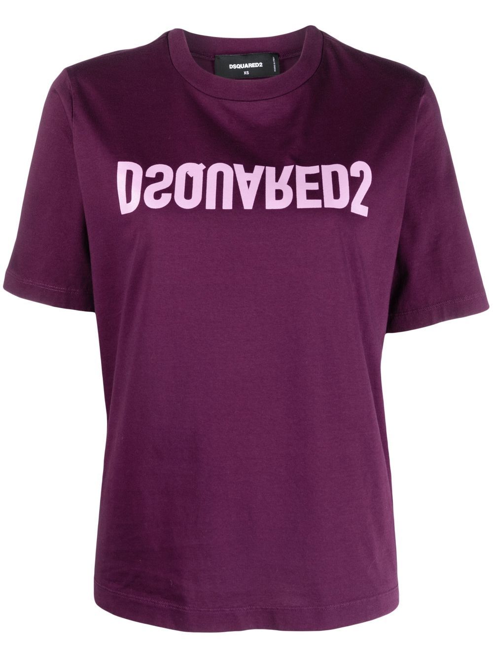 Dsquared2 D2 Reverse logo-print T-shirt - Purple von Dsquared2