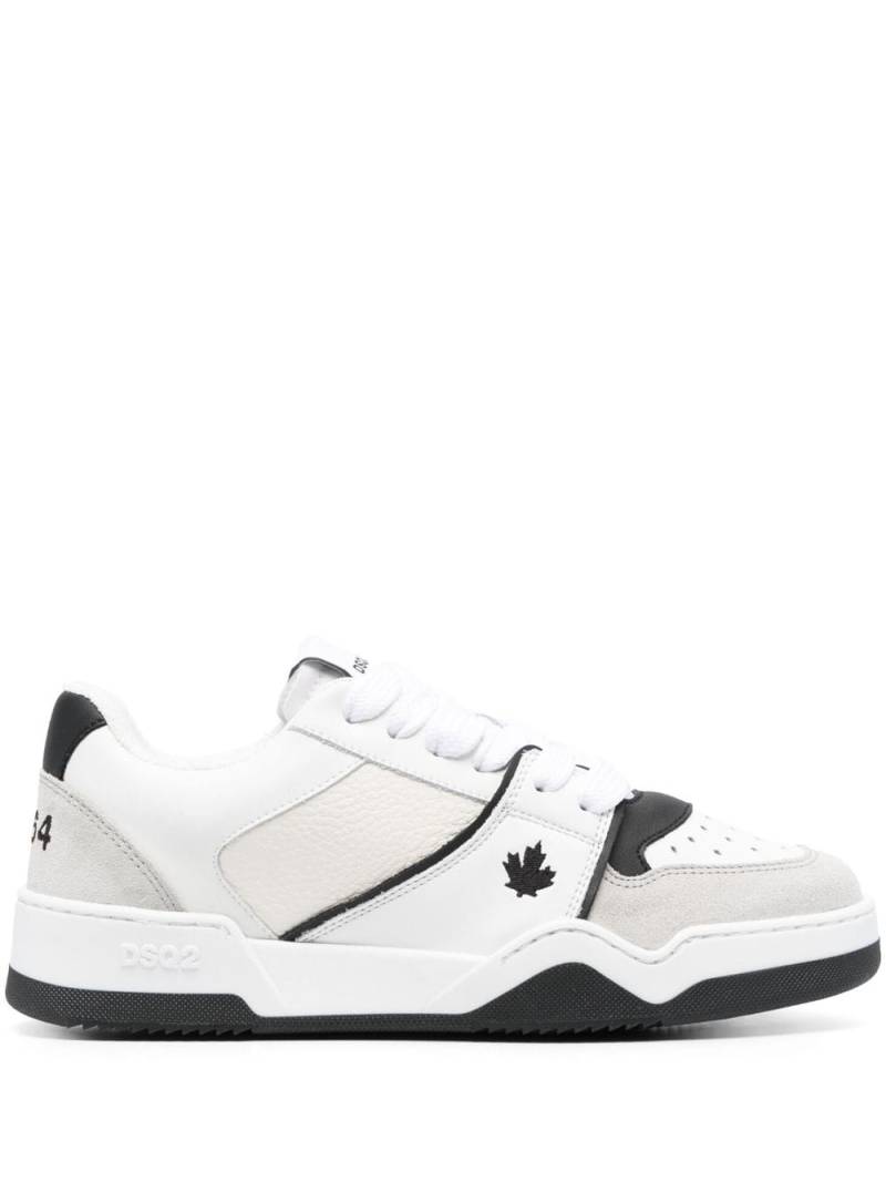 Dsquared2 panelled lace-up sneakers - White von Dsquared2