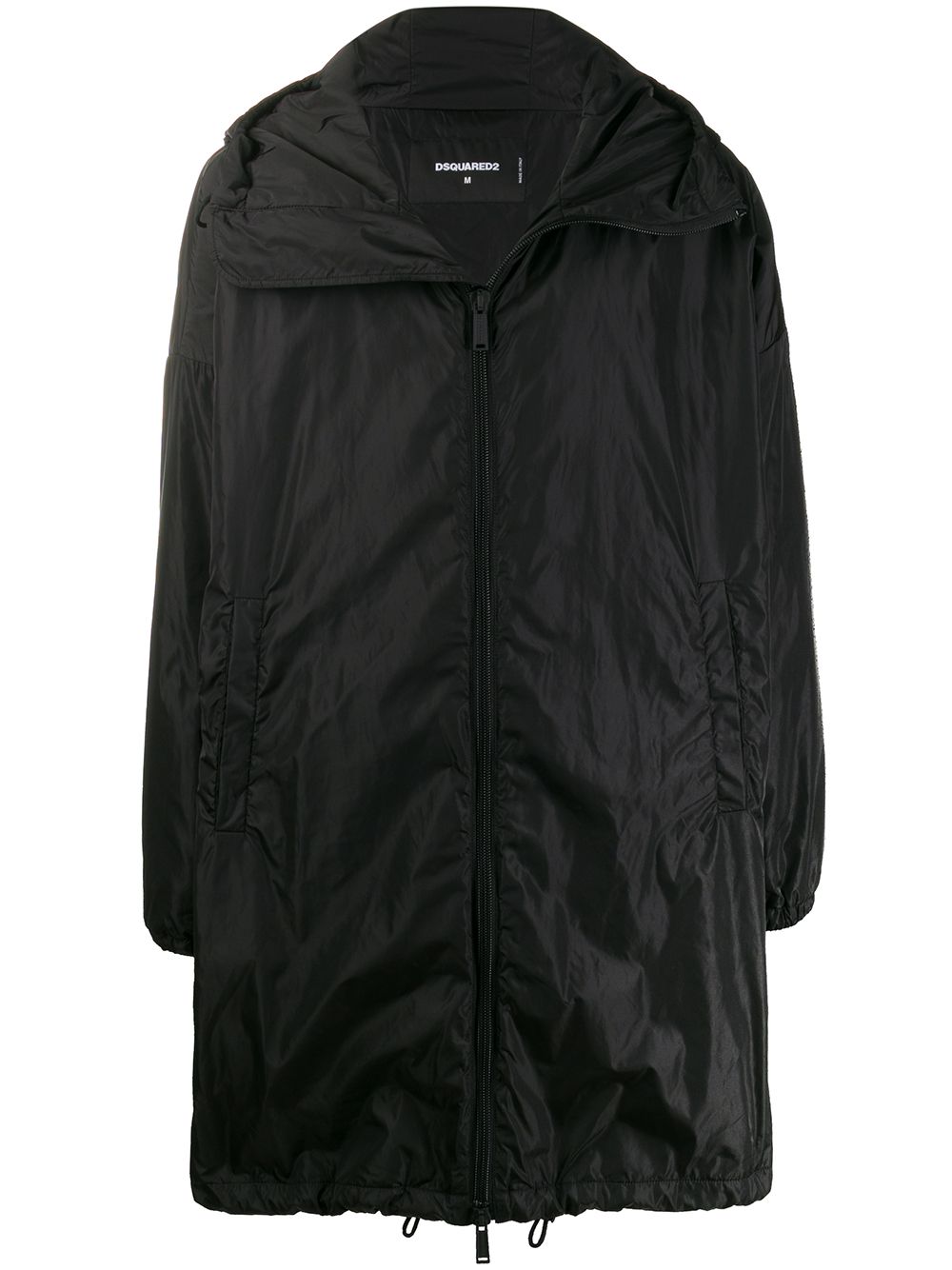Dsquared2 Exclusive for Vitkac hooded raincoat - Black von Dsquared2