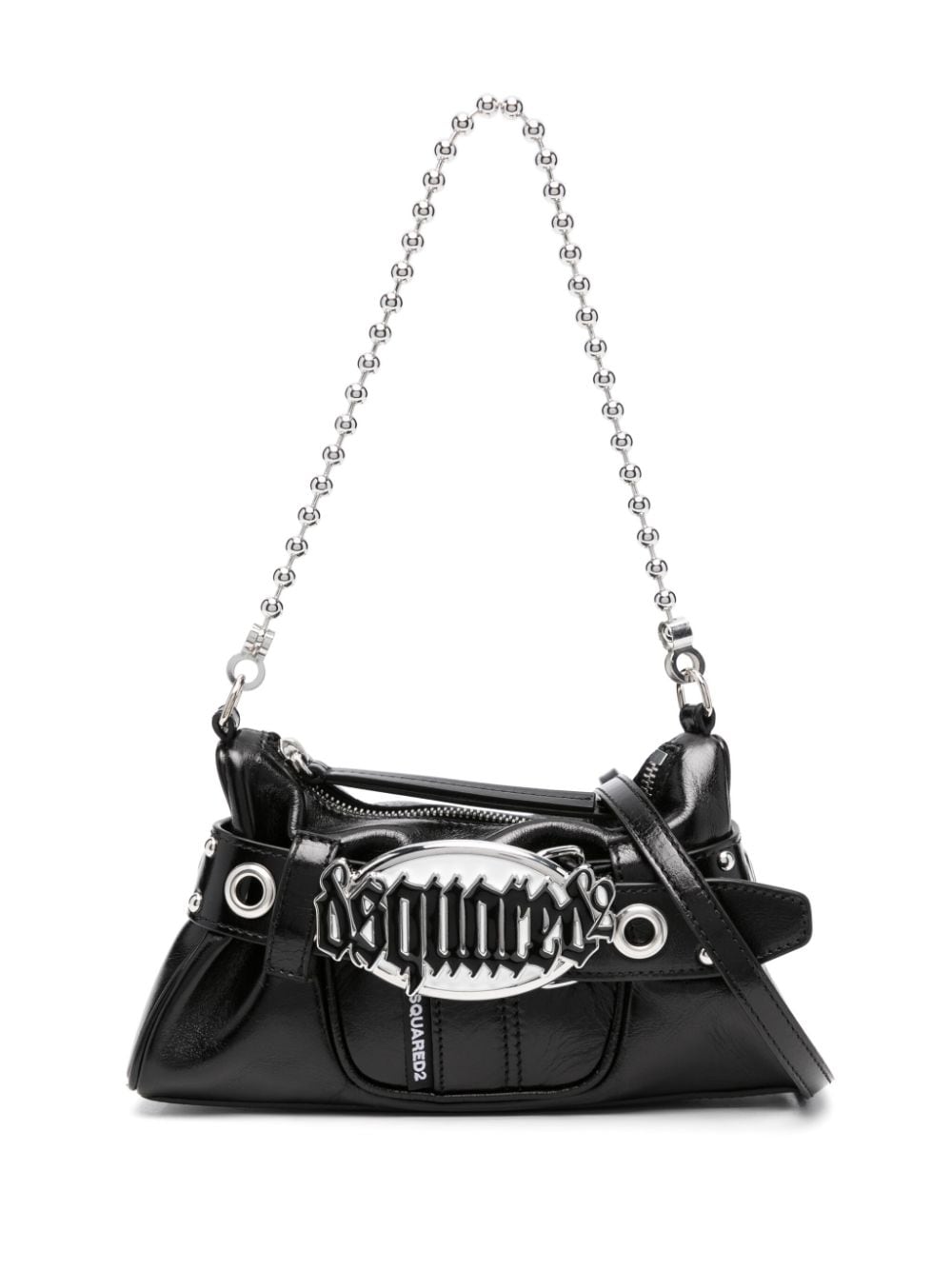 Dsquared2 Gothic leather belt bag - Black von Dsquared2