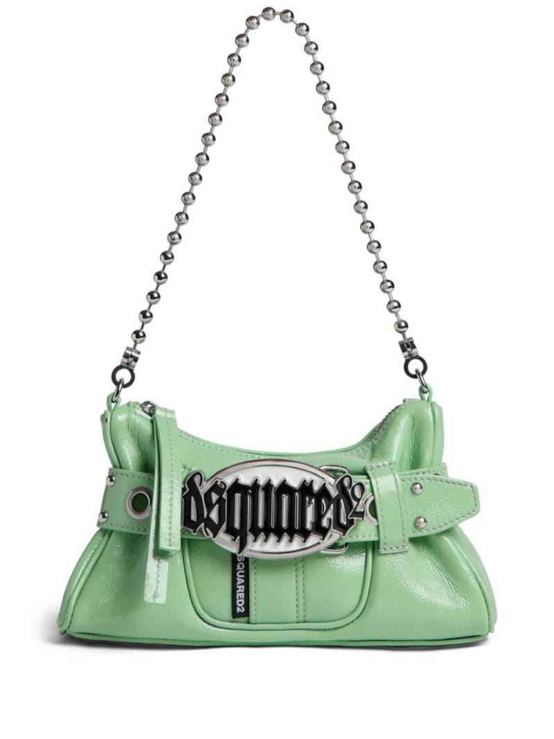 Dsquared2 Gothic leather shoulder bag - Green von Dsquared2