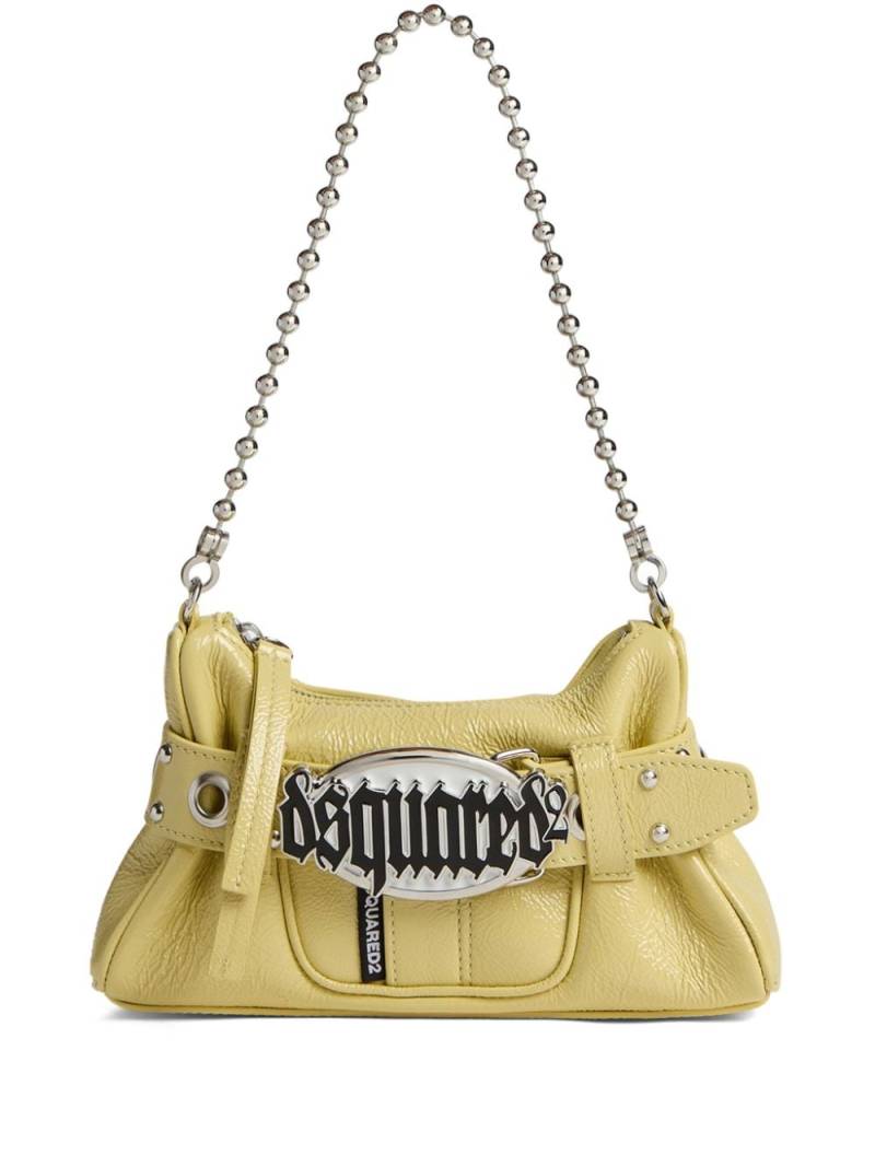 Dsquared2 Gothic leather shoulder bag - Yellow von Dsquared2