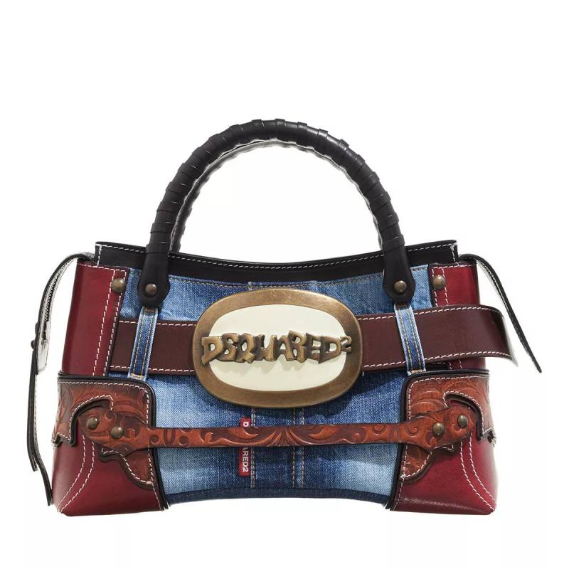 Dsquared2 Henkeltasche - Handbag Denim Lavato - Gr. unisize - in Blau - für Damen von Dsquared2
