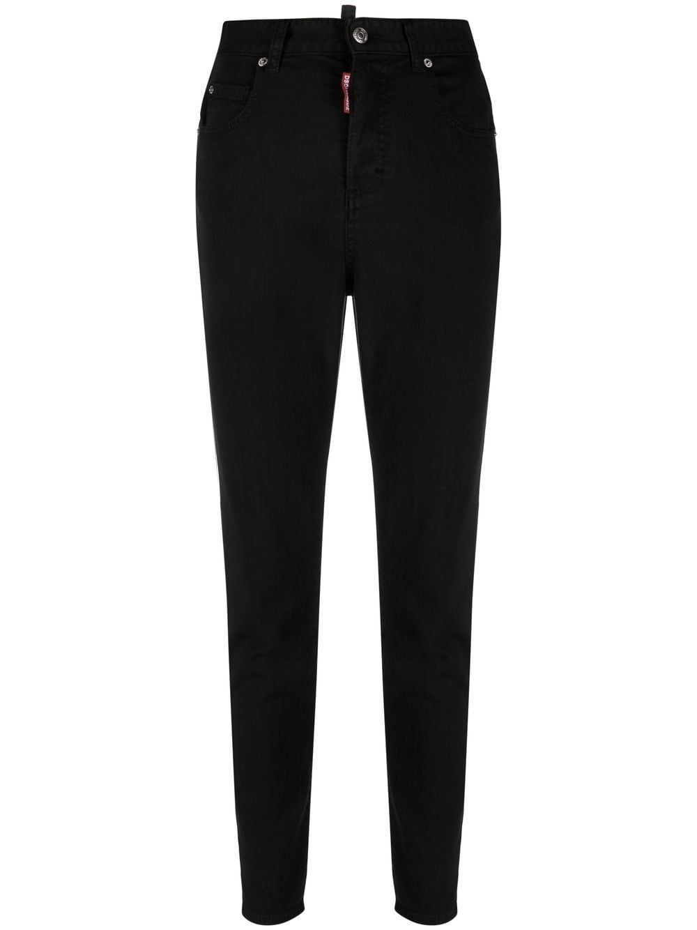 Dsquared2 Honey high-waisted tapered jeans - Black von Dsquared2