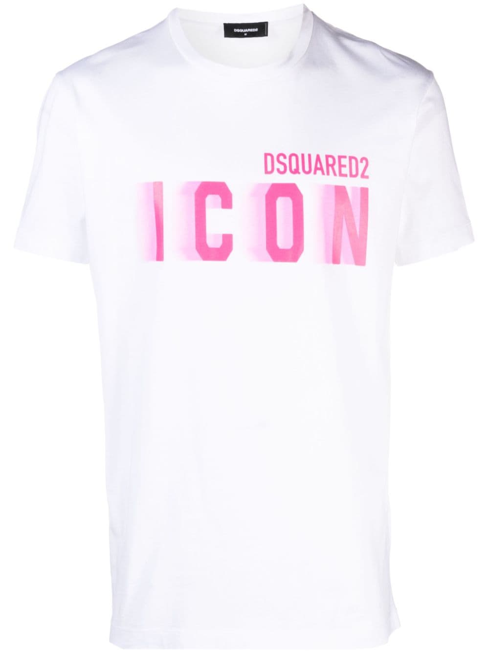 Dsquared2 Icon Blur Cool cotton T-shirt - White von Dsquared2