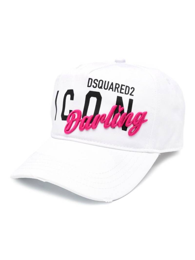Dsquared2 Icon Darling baseball cap - White von Dsquared2