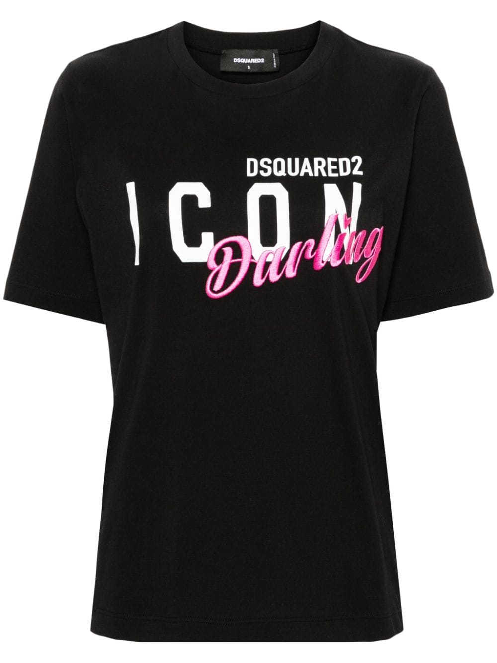 Dsquared2 Icon Darling cotton T-shirt - Black von Dsquared2