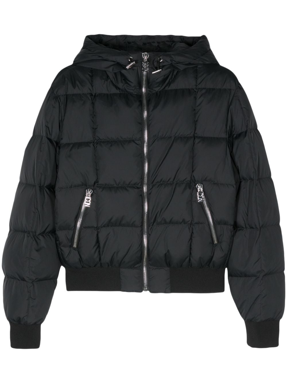 Dsquared2 Icon Puff hooded jacket - Black von Dsquared2