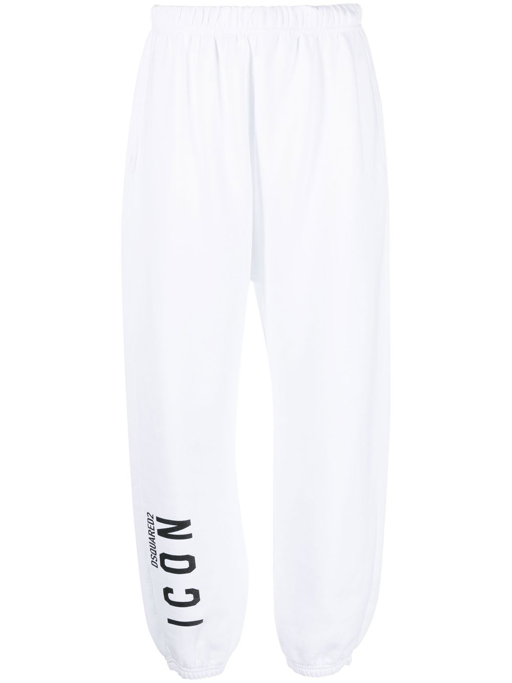 Dsquared2 Icon logo jersey track pants - White von Dsquared2