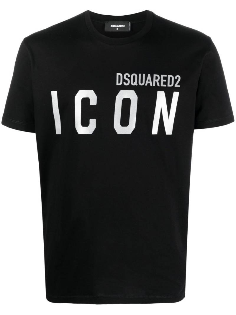 Dsquared2 Icon logo-print T-shirt - Black von Dsquared2