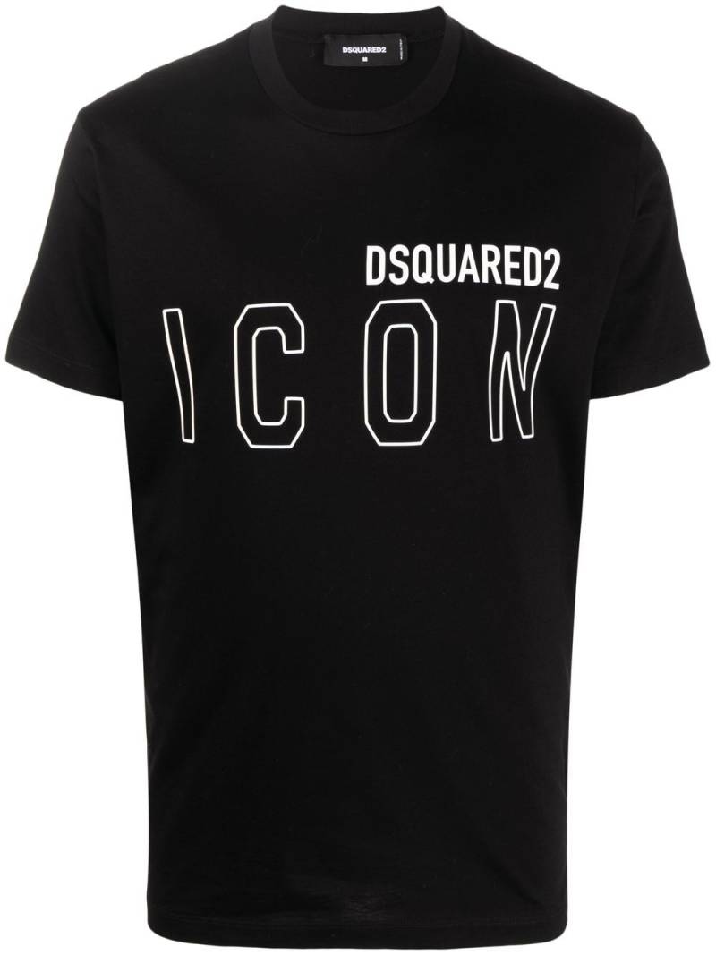 Dsquared2 Icon logo-print T-shirt - Black von Dsquared2