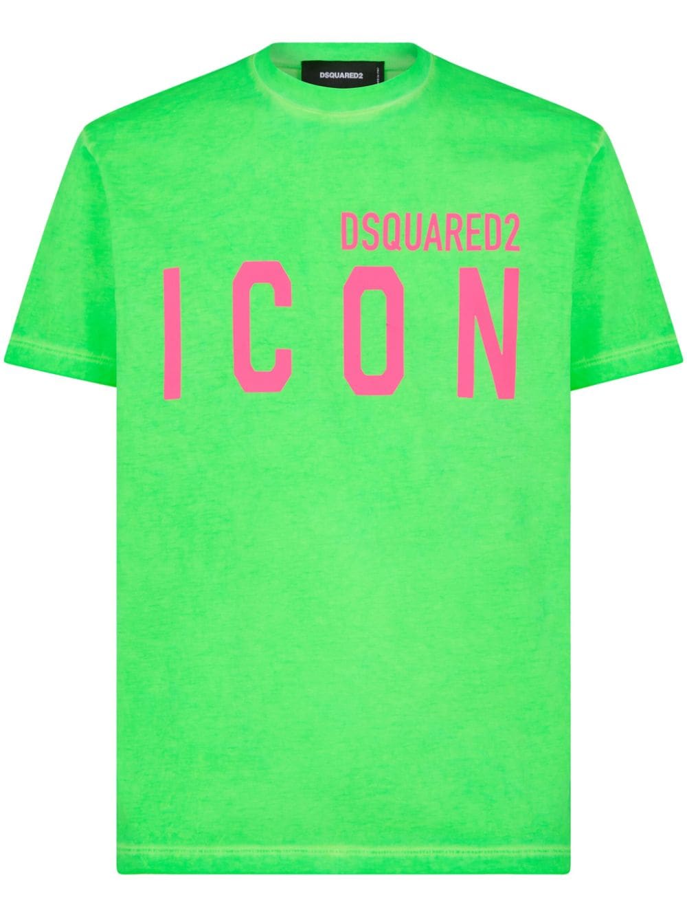 Dsquared2 Icon logo-print T-shirt - Green von Dsquared2