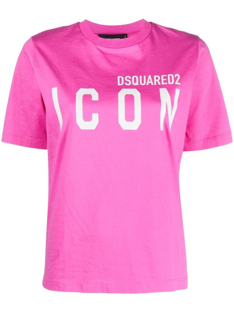 Dsquared2 Icon logo-print T-shirt - Pink von Dsquared2