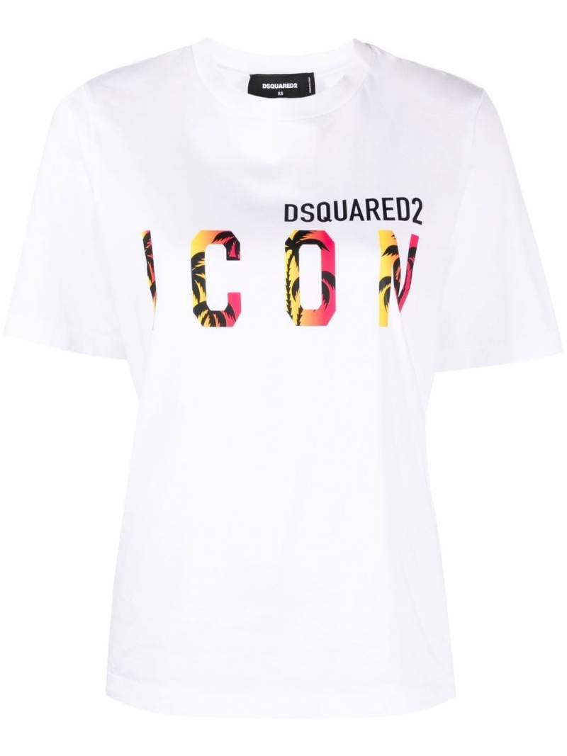 Dsquared2 Icon logo-print T-shirt - White von Dsquared2