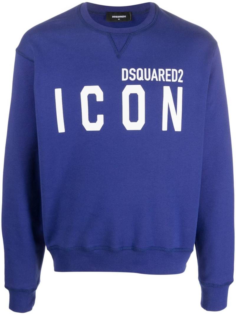 Dsquared2 Icon logo-print sweatshirt - Purple von Dsquared2