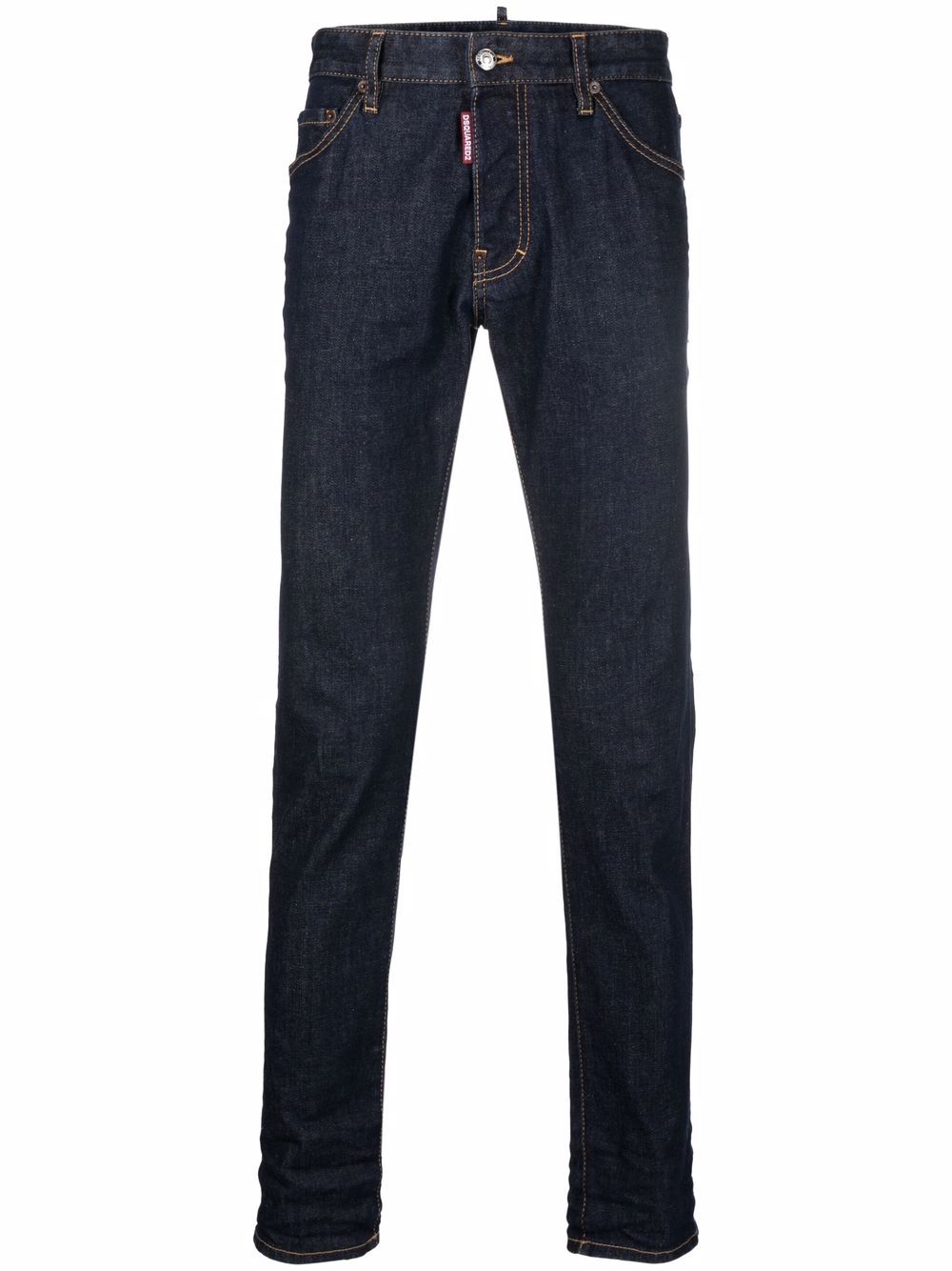 Dsquared2 Icon-logo straight-leg jeans - Blue von Dsquared2