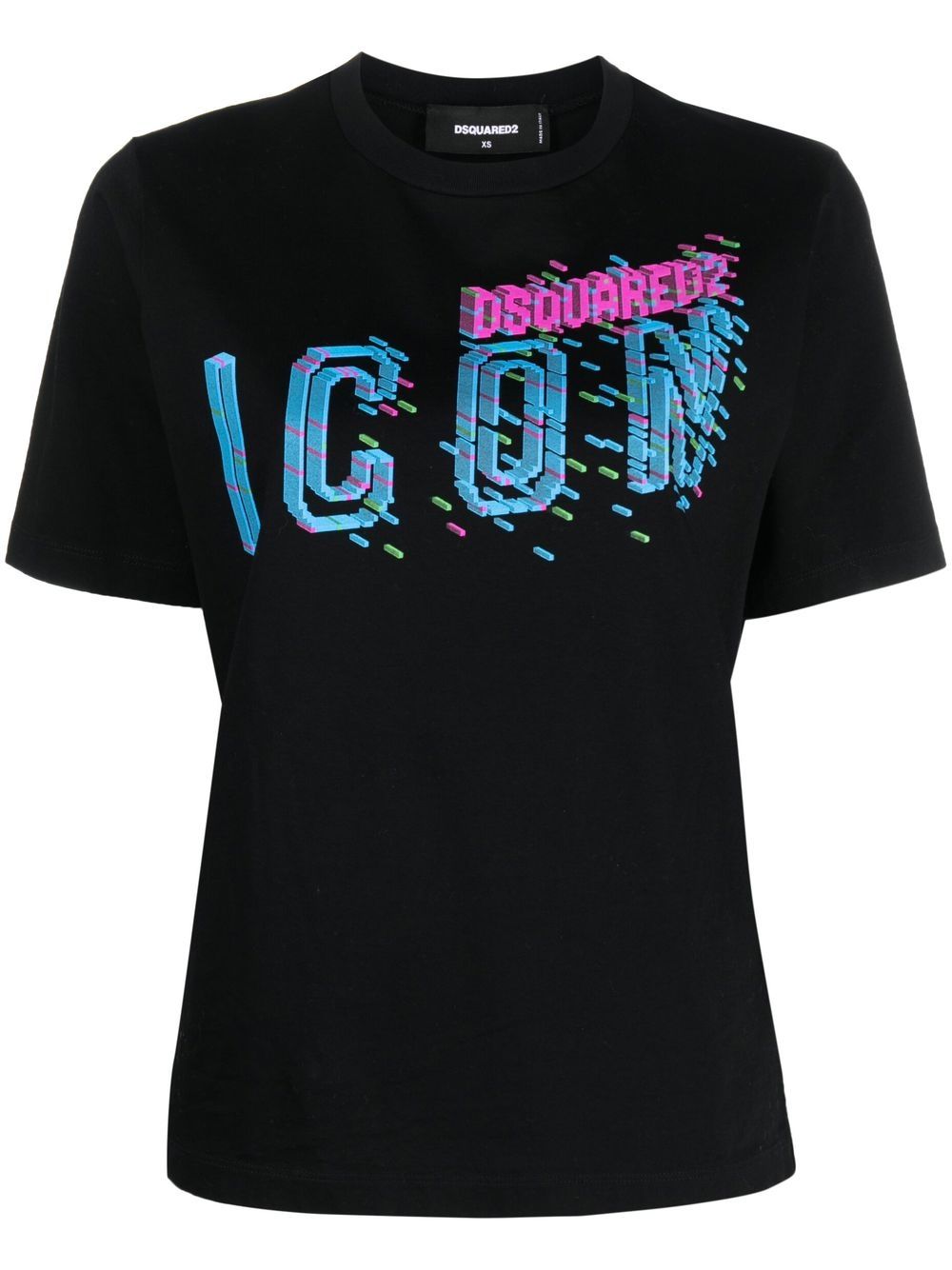 Dsquared2 Icon-print cotton T-shirt - Black von Dsquared2