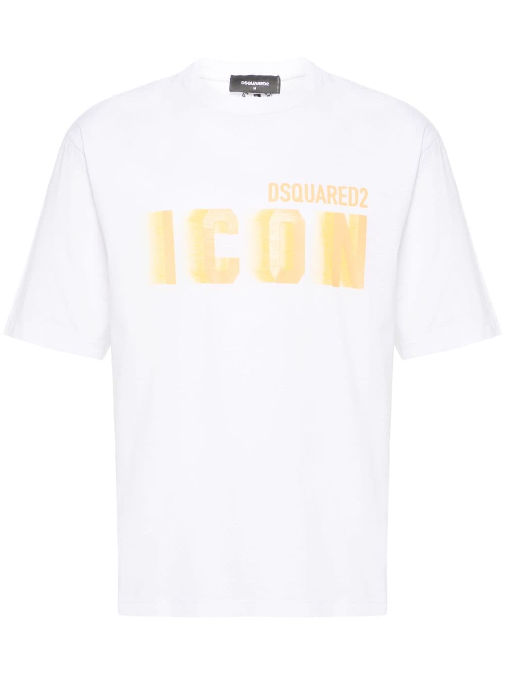 Dsquared2 Icon-print cotton T-shirt - White von Dsquared2