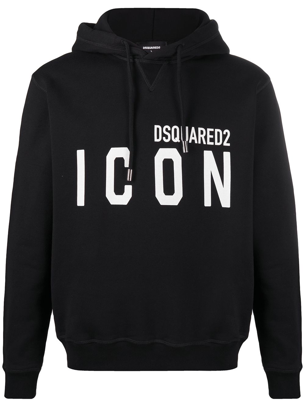 Dsquared2 Icon-print hoodie - Black von Dsquared2
