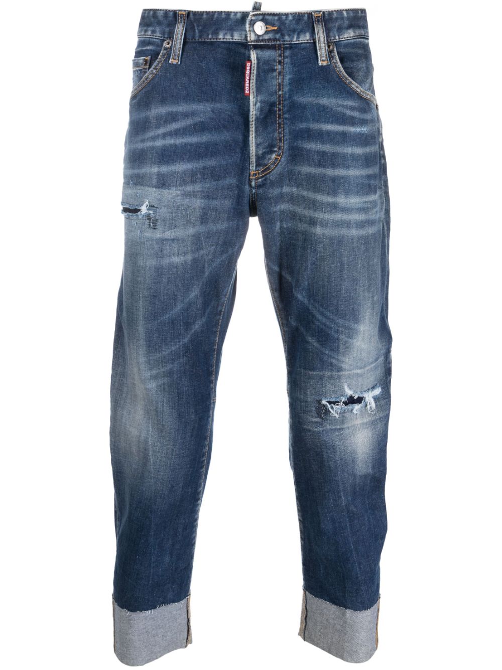 Dsquared2 Icon straight-leg jeans - Blue von Dsquared2