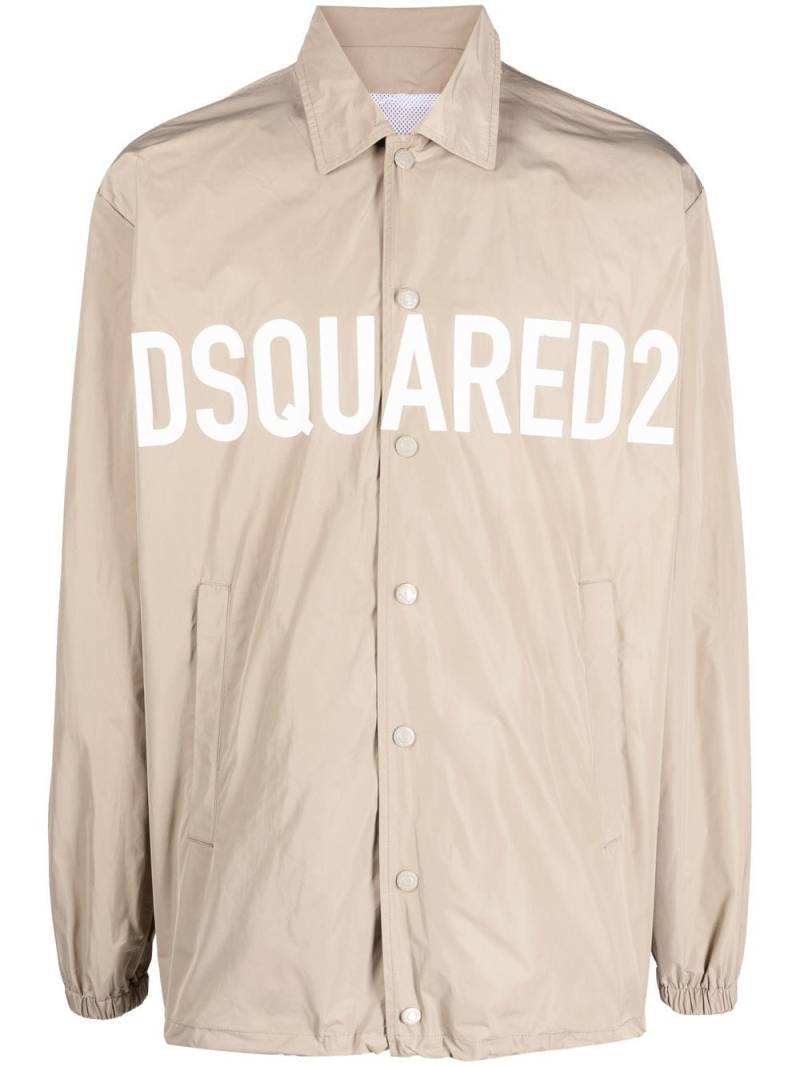 Dsquared2 logo-print light jacket - Neutrals von Dsquared2