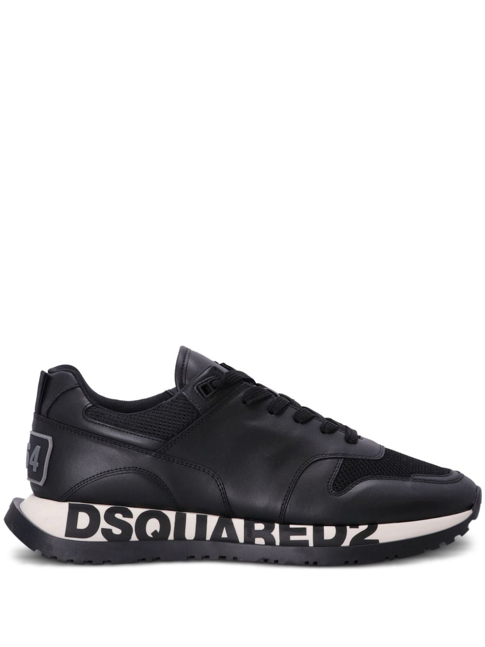 Dsquared2 Running leather sneakers - Black von Dsquared2