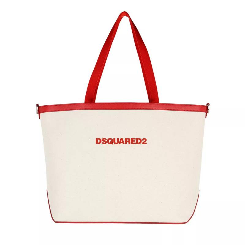 Dsquared2 Schultertasche - Large Shopping Bag - Gr. unisize - in Beige - für Damen von Dsquared2